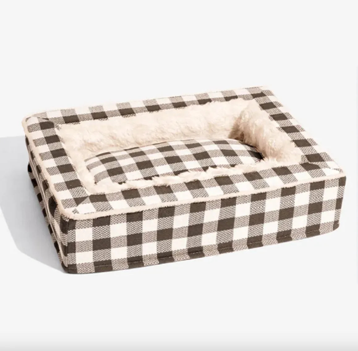 Luxury Tartan Anti-Anxiety Pet Bed